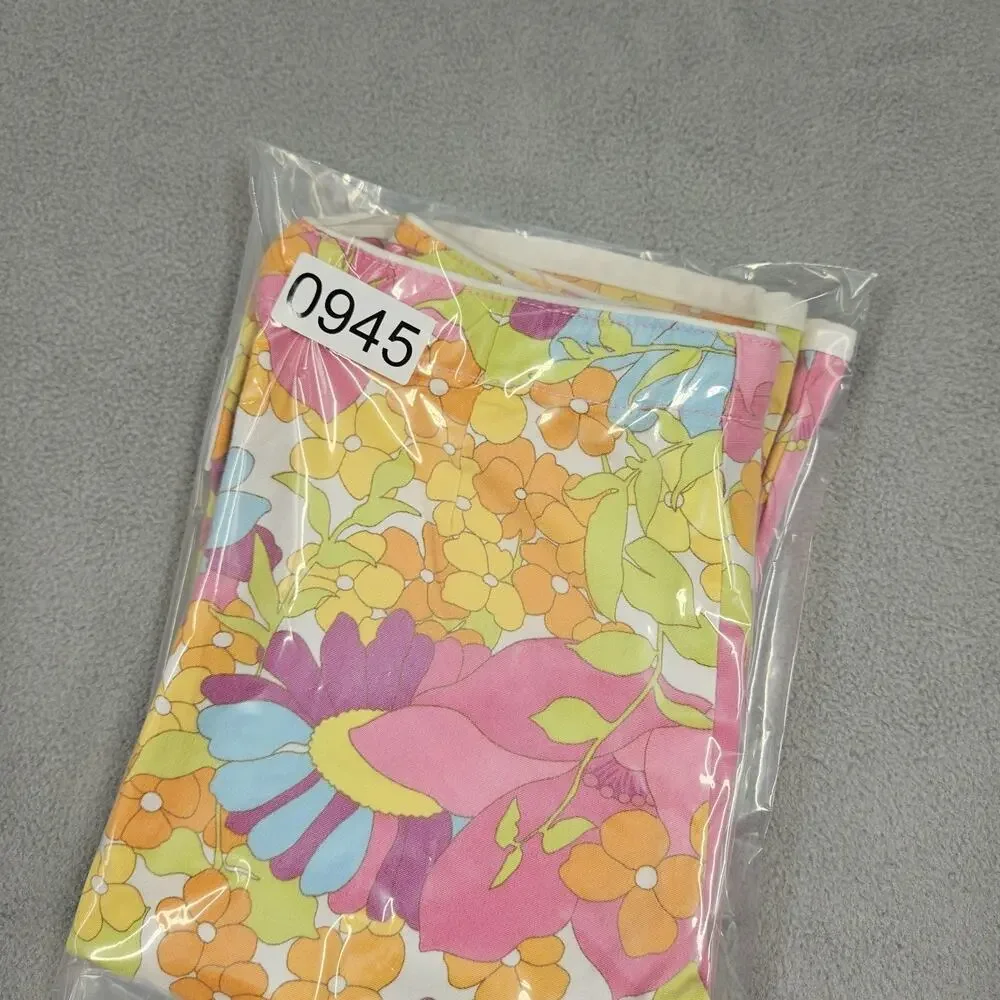 Vintage Gymboree SUNSHINE DAYDREAMS Pants Girls 4 Floral Pink Y2K Hippie‎